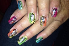 Nagelgalerie-Handgemalt